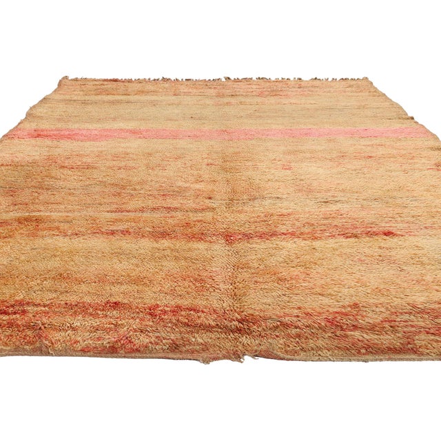 Contemporary Vintage Beni M'Guild Moroccan Rug, 06'09 X 09'08 For Sale - Image 3 of 10