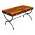 Antique Late 19th/Early 20th Century Italian Rosewood and Walnut Wrought-Iron Campaign Desk For Sale