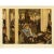 An excellent First Edition French Impressionist vintage full color print after oil painting "At the Cafe" by Edgar Degas....