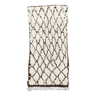 Berber Moroccan Beni Ouarain Wool Rug For Sale