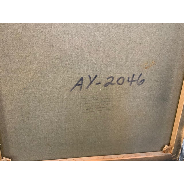 Paint Early 20th Century Oil on Board of Forest and Woodslands, Framed For Sale - Image 7 of 9