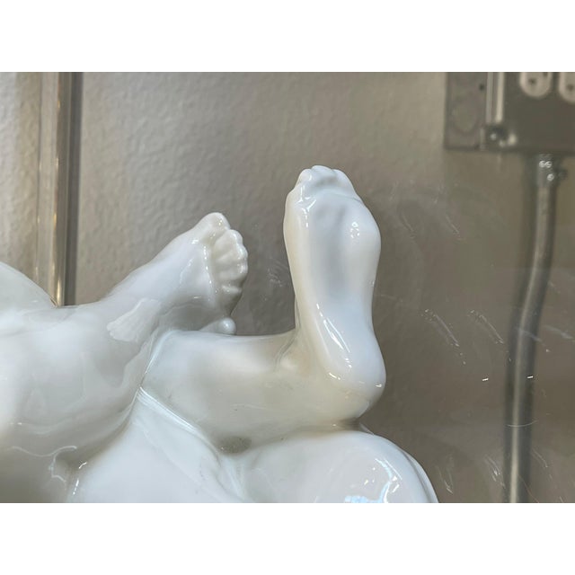 White Mid 20th Century Dahl Jensen Couple For Sale - Image 8 of 11