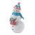 Kenneth Ludwig Chicago Whimsical Snowman Figurine (Set of 2) For Sale - Image 4 of 6