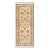 Mogul, One-of-a-Kind Hand-Knotted Runner Rug - Beige, 2' 7" x 6' 1" For Sale