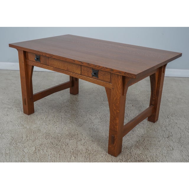 Stickley Gustav Design Arts & Crafts Mission Desk Chairish