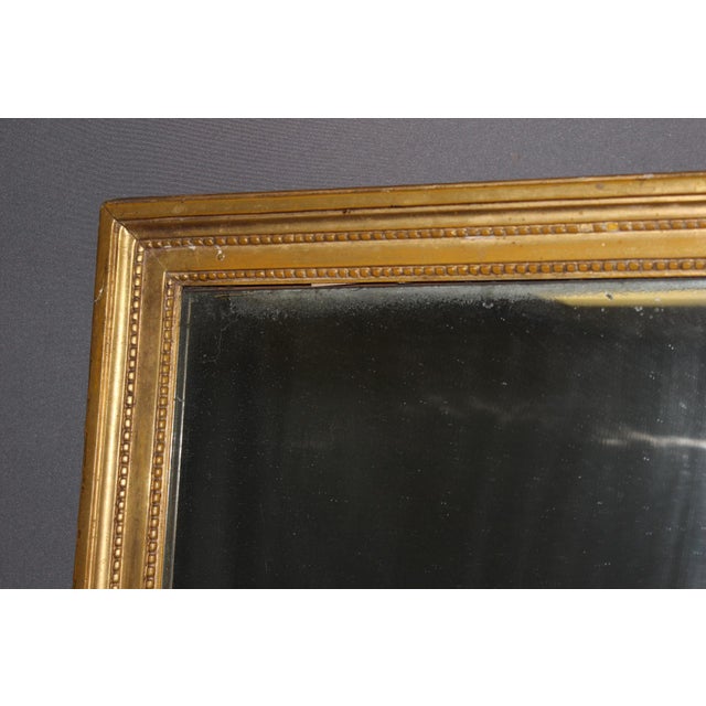 Louis XVI Mirror in Giltwood, 1700s For Sale - Image 6 of 11