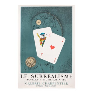 1964 French Exhibition Poster - Le Surrealisme, Max Ernst (Atelier Mourlot) For Sale