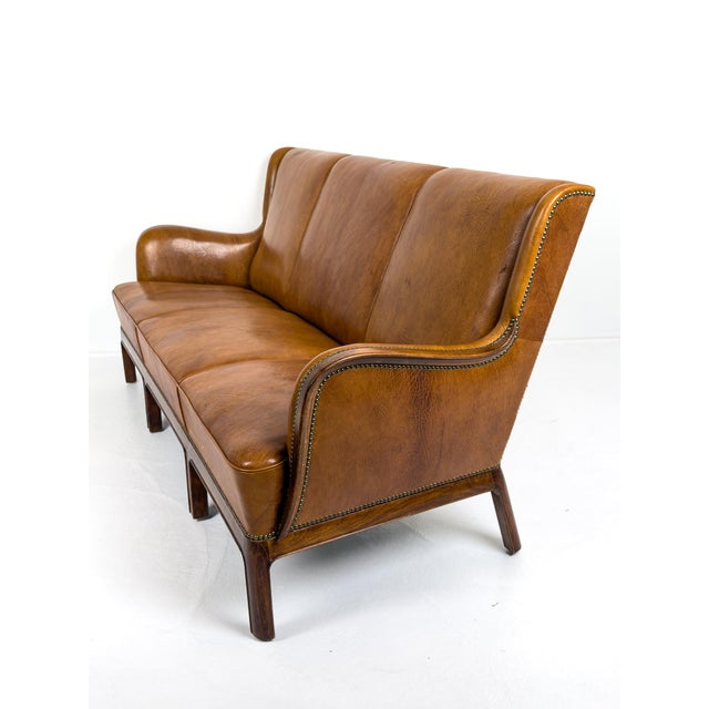 Sofa from Frits Henningsen, Denmark, 1930s For Sale - Image 3 of 10