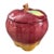 Vintage Asia Master Group Apple Cookie Jar, Ceramic, Red & Yellow For Sale