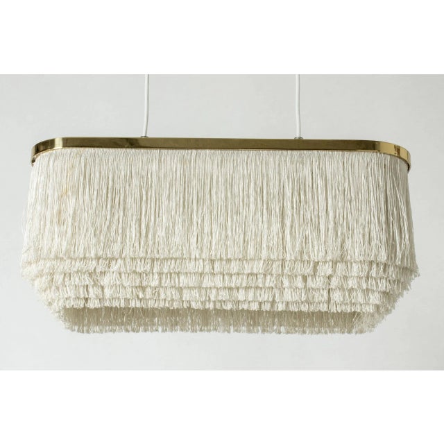 Vintage Fringe Pendant Light by Hans-Dagen Jakobsson, 1960s For Sale - Image 4 of 11