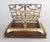Vintage English Oak & Brass Tabletop Lectern Folding Book Stand Easel For Sale - Image 4 of 8