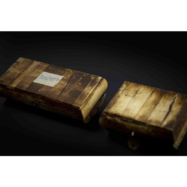 Mid-Century Modern Jewelry Boxes, Mid-20th Century, Set of 2 For Sale - Image 3 of 7