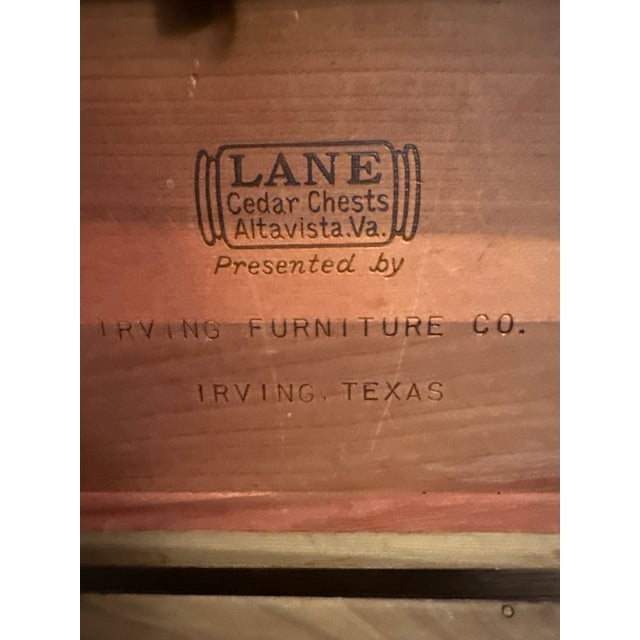 Lane Furniture 1940s Lane Mini Cedar Chest For Sale - Image 4 of 4