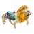 Large Vintage Hand-Painted Carousel Lion Carnival Figure, 80" Long 1 of 2 For Sale