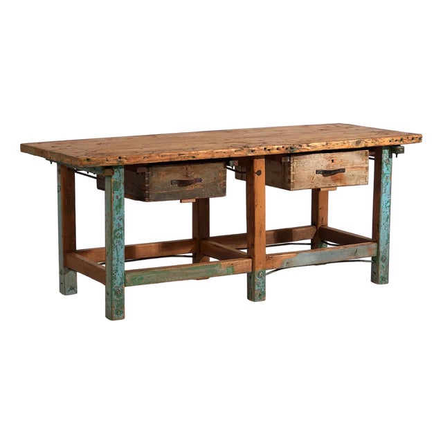 Vintage Worktable, 1920 For Sale
