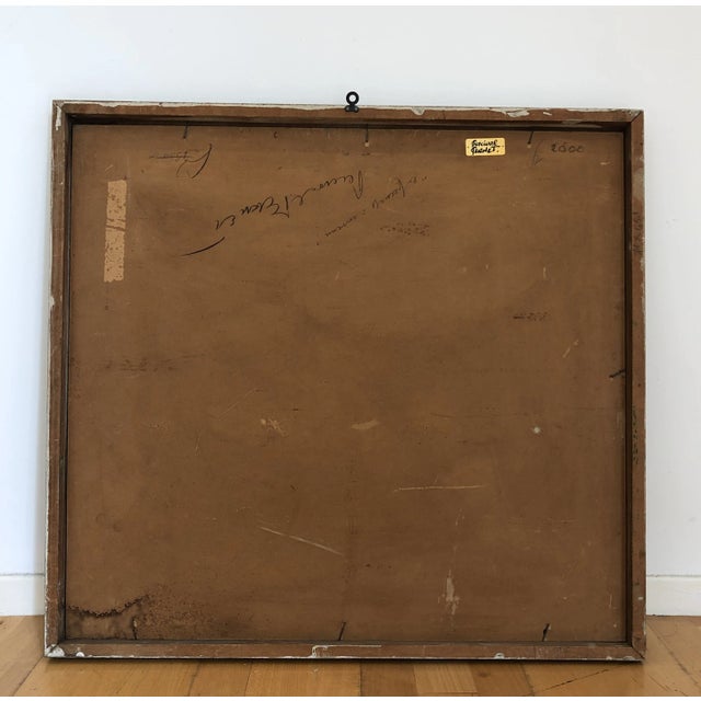 Percival Pernet, The Level Crossing and Salève, Oil on Wood, 1950s, Framed For Sale - Image 9 of 12