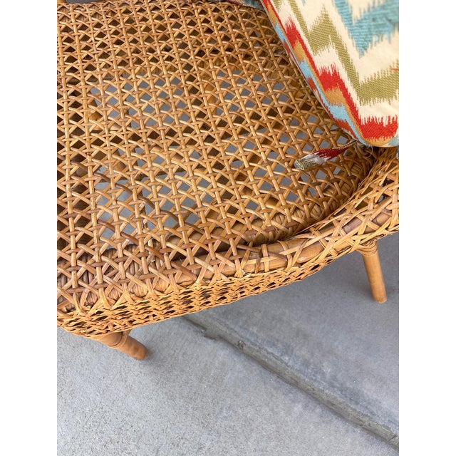 Crate & Barrel Maluku Natural Rattan Dining Chairs Set of 4 Chairish