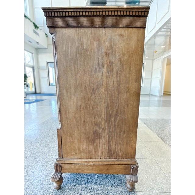 Wood 19th Century Danish Oak Chest of Drawers For Sale - Image 7 of 18