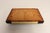 Black Art Deco Cream and Black Woven Rubber Vanity/Serving Tray With Glass Surface For Sale - Image 8 of 15