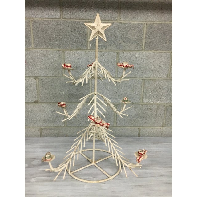 Nordic Christmas Tree Candelabra Stand For Sale - Image 6 of 6