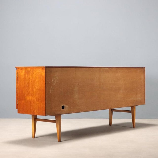 Vintage Sideboard in Teak Veneer, 1960s For Sale - Image 10 of 11