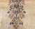 Vintage Persian Kerman Rug, Hand-Knotted Wool, Floral Pattern, Ivory & Blue, 5x7 For Sale - Image 11 of 15
