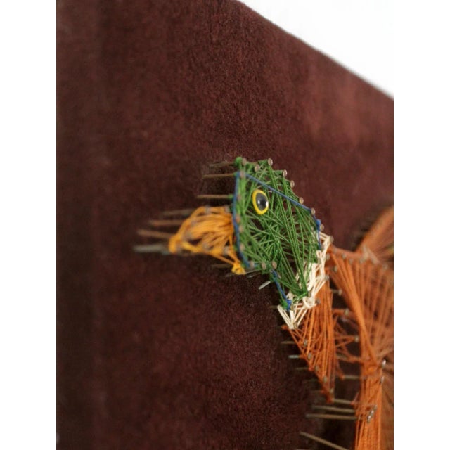 Brown Vintage Mallard Duck String Art Wall Decor For Sale - Image 8 of 12