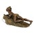 Antique French Art Deco Bronze Sculpture Native American Indian Hunter Scout by René-André Varnier, Circa 1920 For Sale - Image 13 of 18