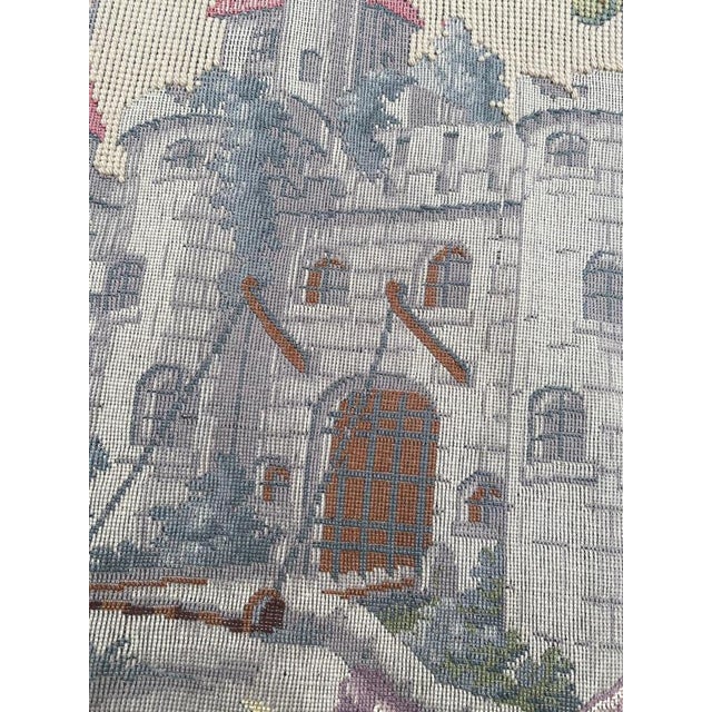 Vintage Aubusson French Jaquar Tapestry, 1950s For Sale - Image 10 of 18