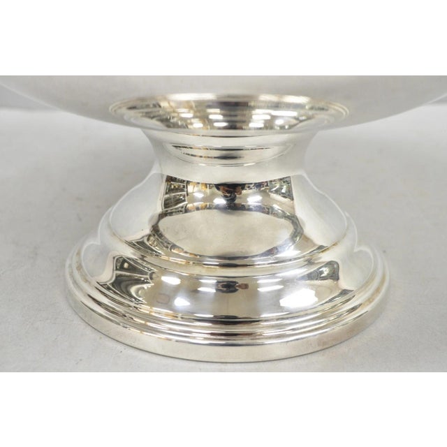 Mid 20th Century f.b. Rogers Victorian Silver Plated Bar Punch Bowl Ice Bucket Champagne Chiller For Sale In Philadelphia - Image 6 of 13