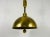 Brass Mid-Century Modern Brass Pendant Lamp by WKR, 1970s, Germany For Sale - Image 8 of 12