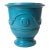 French Anduze Jardiniere in Turquoise For Sale