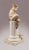 Mid-Century Modern Mid-20th Century Danish Glazed Porcelain Sculpture of Faun (Satyr) Sitting Over a Column and a Rabbit by Danish Firm Royal Copenhagen For Sale - Image 3 of 10
