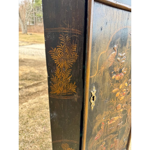 Late 18th Century Late 18th Century Carved Asian Corner Cabinet For Sale - Image 5 of 7