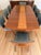 Vintage Solid Walnut Midcentury Dining Table With Eight Chairs For Sale In Los Angeles - Image 6 of 14