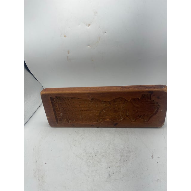 Wood Vintage Speculoos Wood Mold For Sale - Image 7 of 7