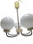 Vintage Pendant Light in Brass and Glass, Poland, 1970s For Sale - Image 6 of 10