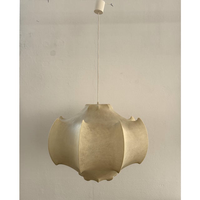 Viscontea Pendant Cocoon Light by Achille and Pier Giacomo Castiglioni, 1960s For Sale - Image 13 of 18