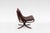 Iconic set of Falcon Lounge Chair and Ottoman by Sigurd Resell for Vatne Møbler, crafted in Norway during the 1970s. A...