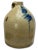 Late 19th Century Great Looking Giant 5 Gallon Size Antique American Blue "Stinger" Decorated Stoneware Jug - Circa Late 19th Century For Sale - Image 5 of 12