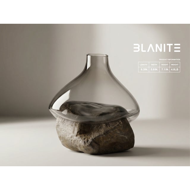 A thoughtful housewarming gift designed for new homes. This piece is built around a naturally formed stone, selected for...