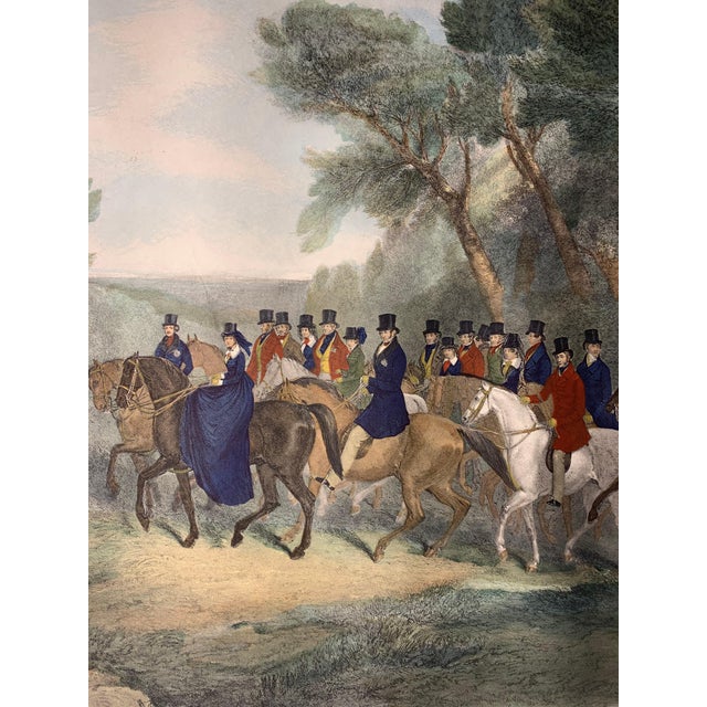 Vintage English Engraving Print after Richard Barrett Davis / Engraved F Bromley For Sale In Chicago - Image 6 of 11