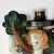 Cream Vintage Italian Terra Cotta Spring and Autumn Figural Wall Sconces For Sale - Image 8 of 12
