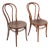 Pair of Antique Bentwood Bistro Chairs For Sale