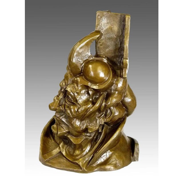 Bronze Sculpture in the style of Umberto Boccioni For Sale - Image 4 of 10