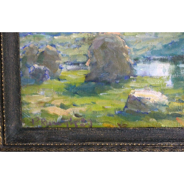 Peteris Rungis, Summer Day, Oil on Canvas For Sale - Image 7 of 9