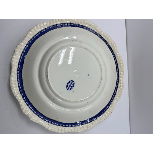 Ceramic Antique Copeland Spode's "Tower" Blue & White Transferware Plates - Set of 3 For Sale - Image 7 of 12