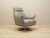 Gray Vintage Italian Leather Swivel Chair from Natuzzi, 1990s For Sale - Image 8 of 18