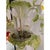 Floral and Green Leaf Milky Calle Glass Chandelier by Simoeng For Sale - Image 7 of 12
