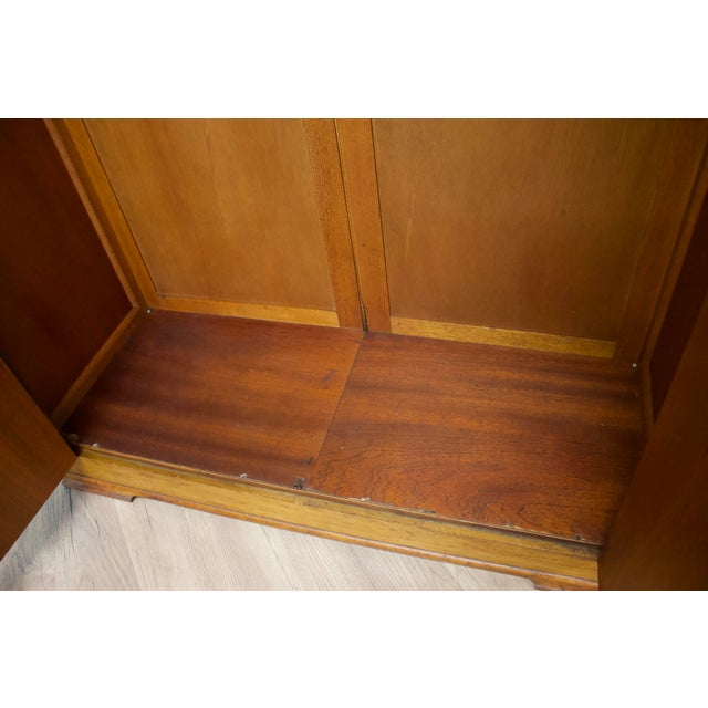 Brown Vintage Art Deco Burr Walnut Wardrobe, 1930s For Sale - Image 8 of 9